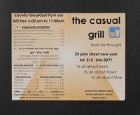 Casual Grill, The