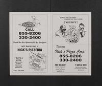 Nick's Pizza Corp.