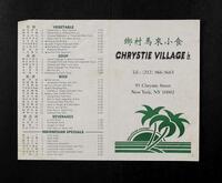 Chrystie Village Inc.